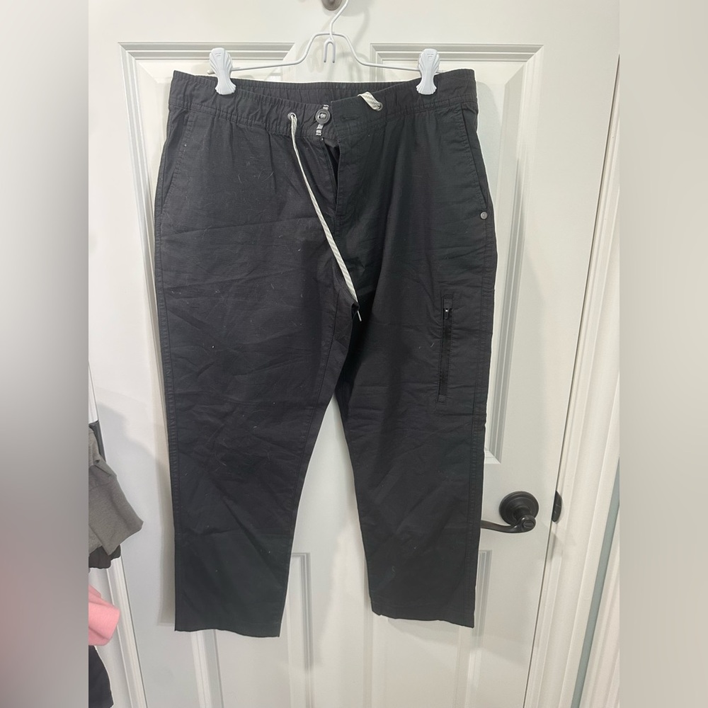 Vuori ripstop pant charcoal grey size medium